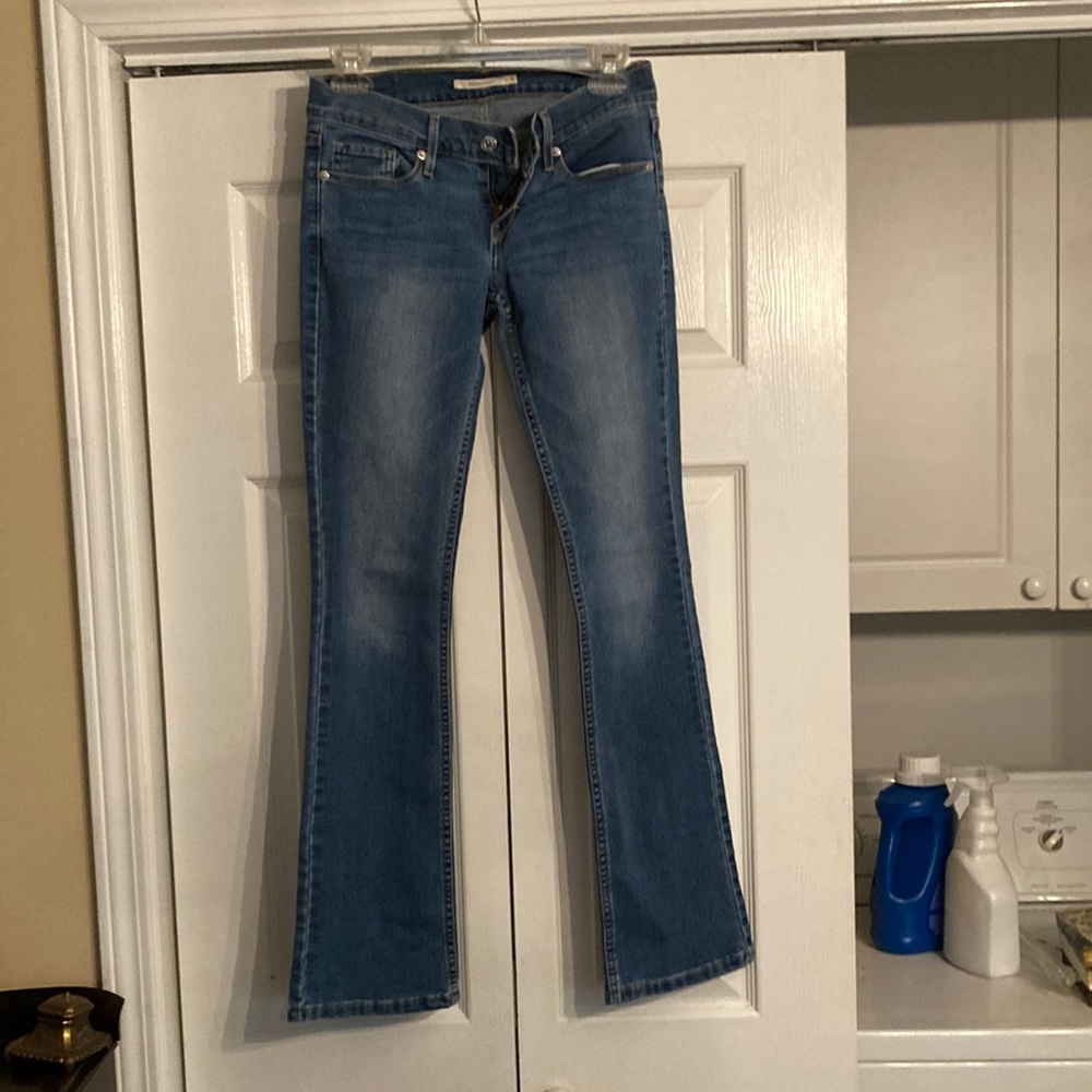 Levi’s 524 bootcut. Size 1.  low rise, excellent condition; cut small.